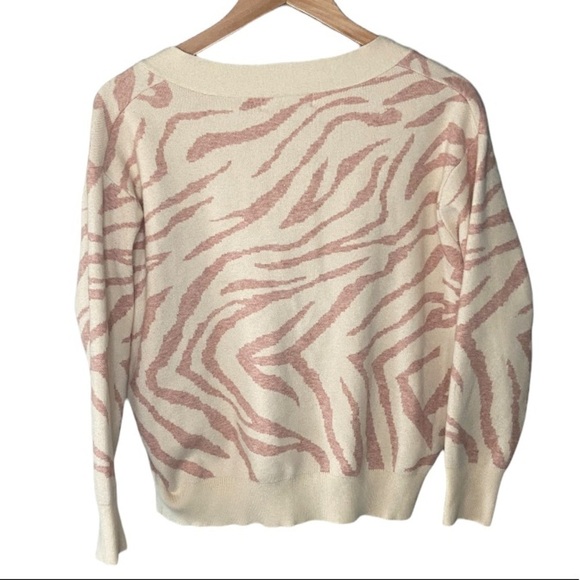 A’Beautiful Soul Pink Zebra Cardigan - Picture 2 of 4